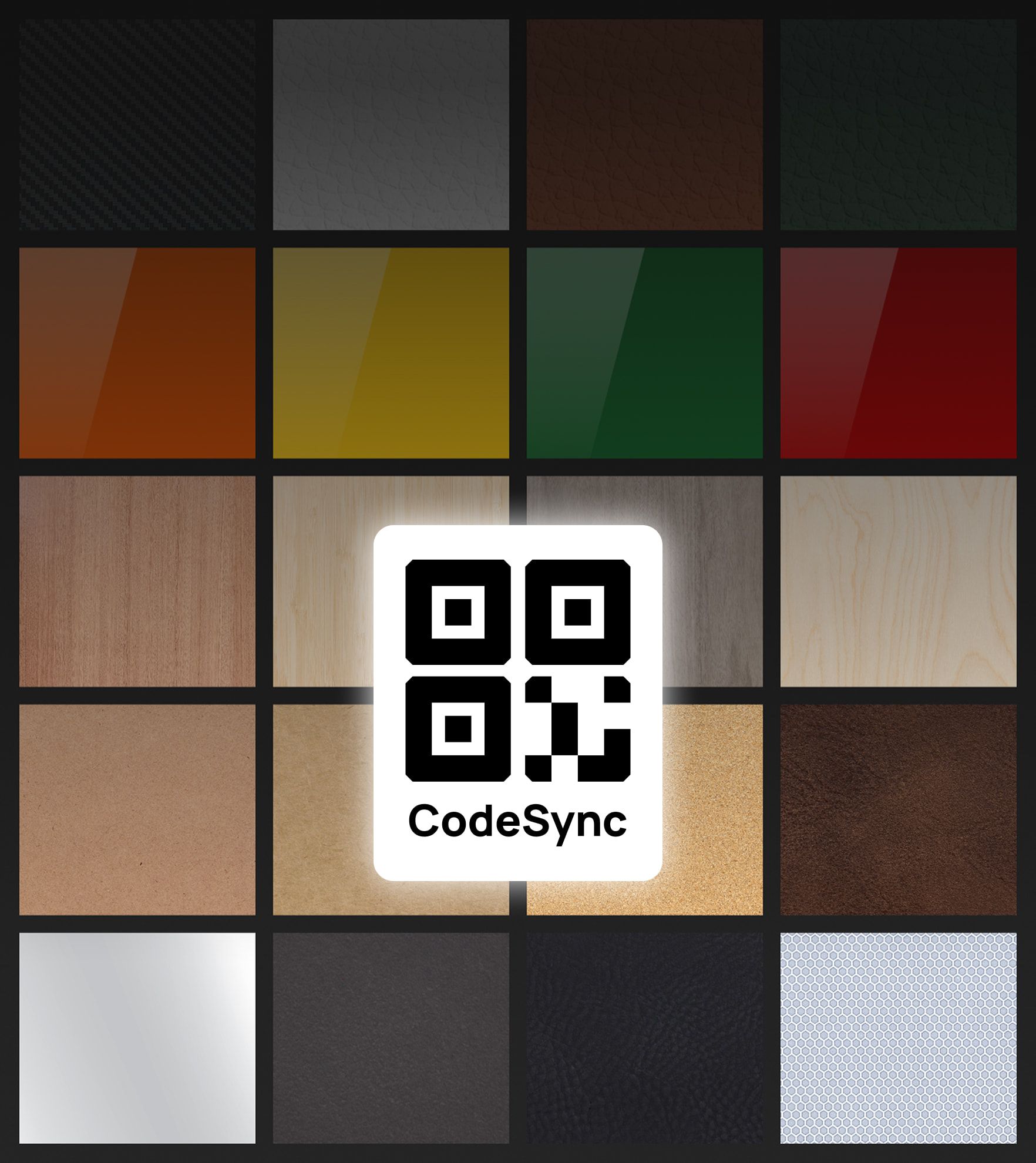 マテリアルコード同期のQR読み取り