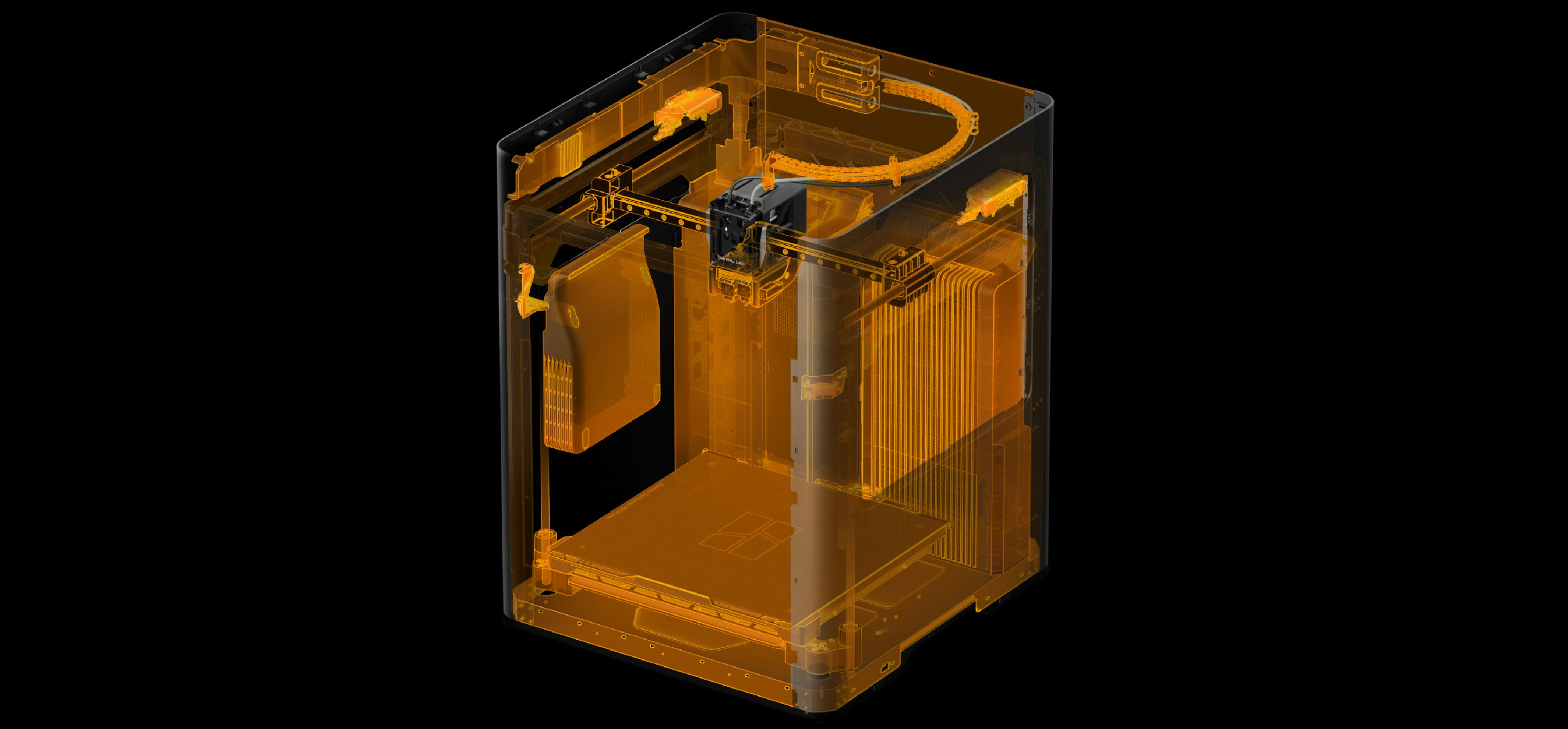 難燃性チャンバー構造を備えたH2Dの本体透過図