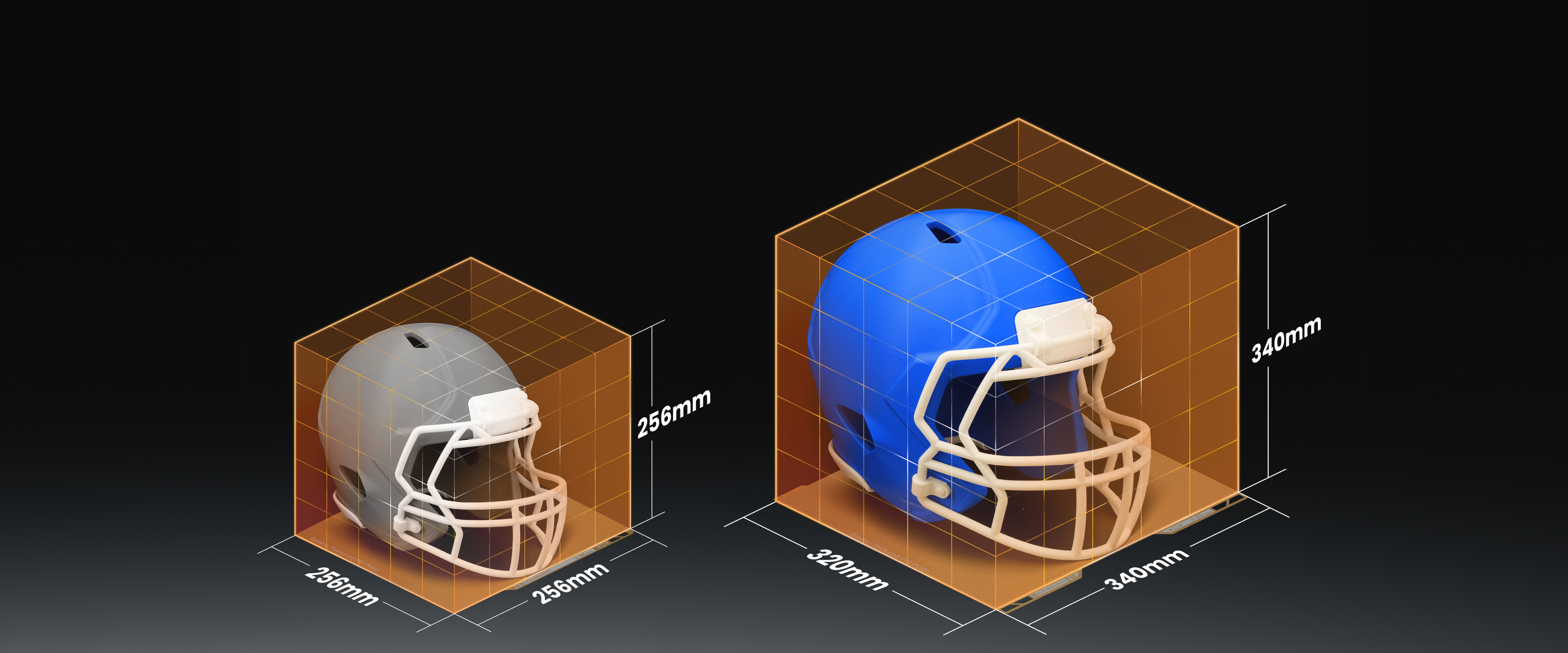 X1 Carbonより120%大きな造形体積