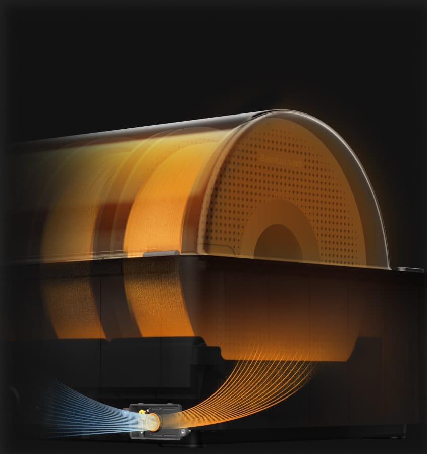 自動フィラメント乾燥機能