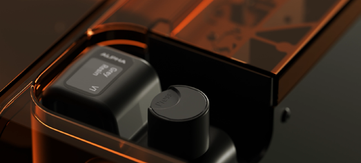 Form Studio 1のレジン供給部