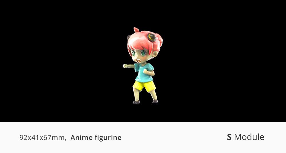 S：フィギュアのスキャン例