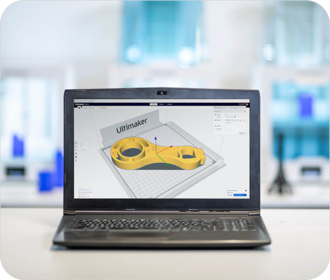 UltiMaker Curaのスライス画面